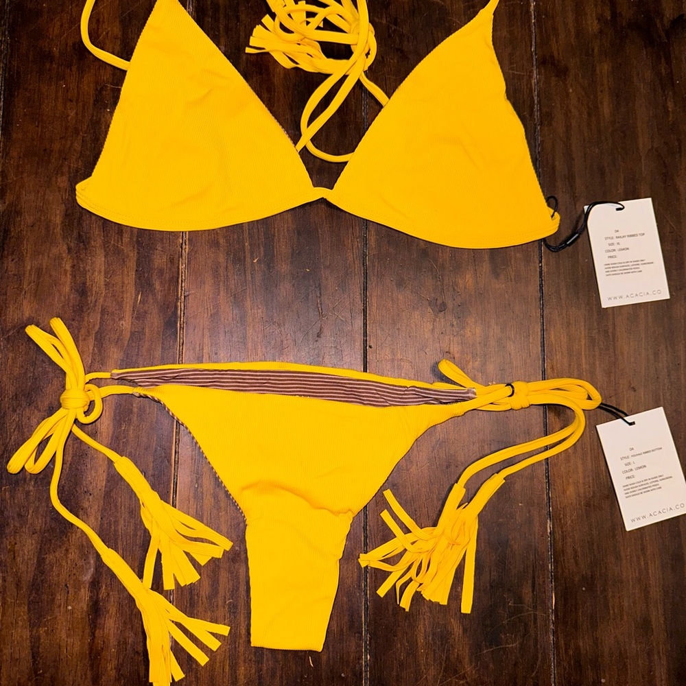 Acacia swimwear RAILAY X POLIHALE XL- L NWT